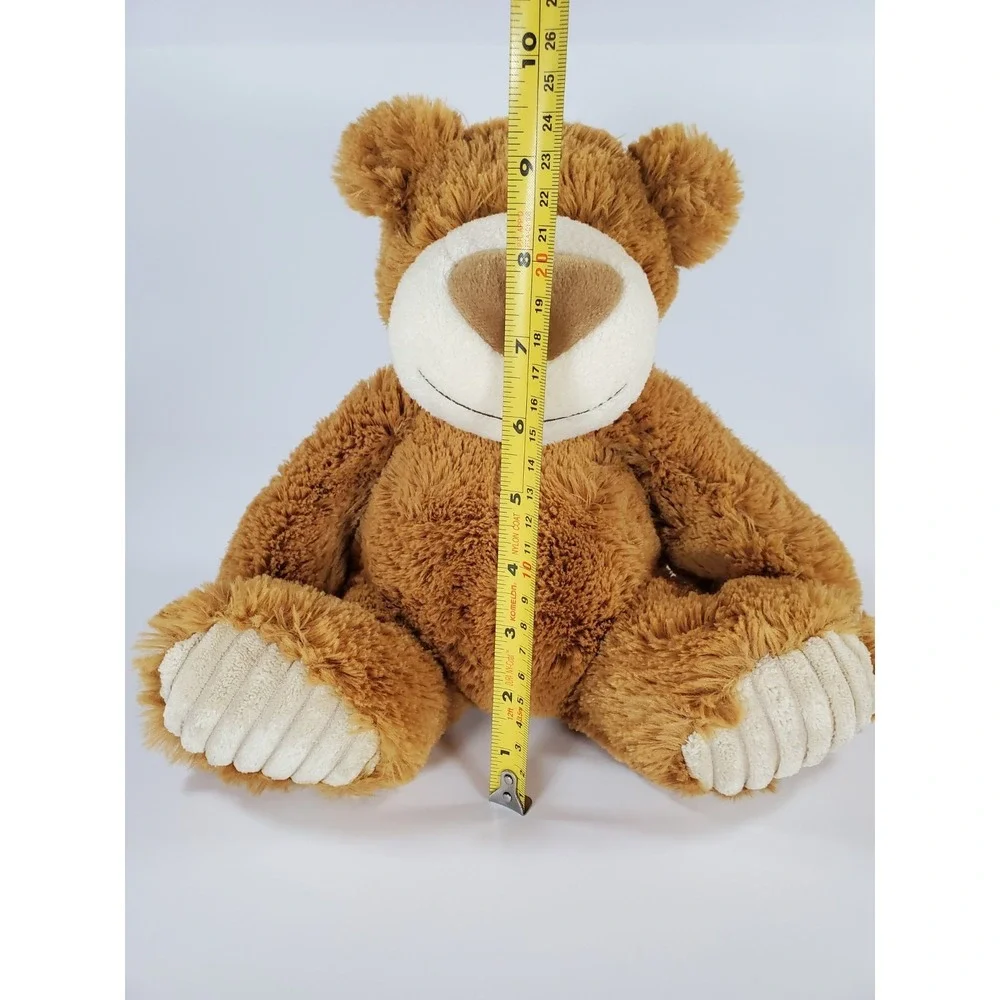 Aurora Teddy Bear‎ Plush Tan Brown Soft Stuffed Animal 12 Inch Cute Cuddly Toy